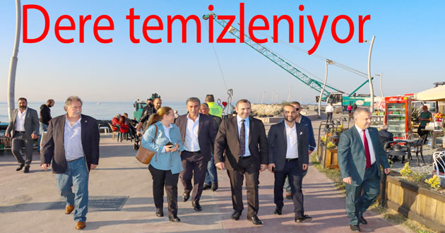 ​Dere temizlenmeye başladı