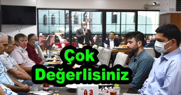 Din görevlileri kahvaltıda buluştu