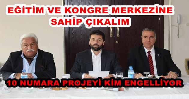 DİNİ YÜKSEK İHTİSAS EĞİTİM VE KONGRE MERKEZİNE SAHİP ÇIKALIM