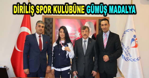 DİRİLİŞ SPOR KULÜBÜNE GÜMÜŞ MADALYA