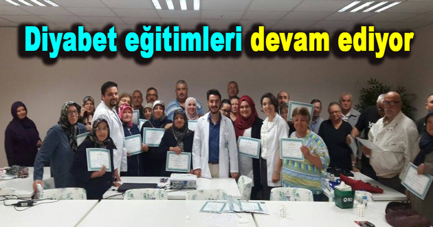 Diyabet eğitimleri devam ediyor