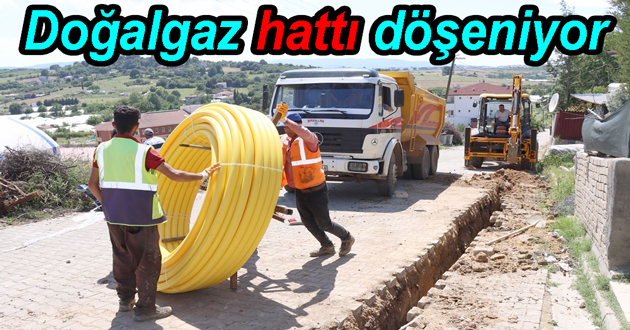 ​Doğalgaz hattı Seyrantepe ye döşeniyor