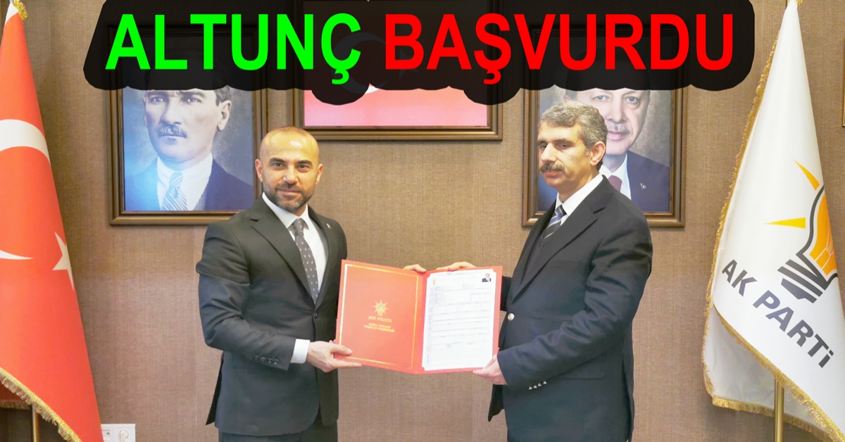 DOKTOR AHMET İHSAN ALTUNÇ ADAY ADAYI OLDU