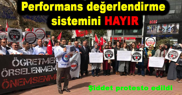 Eğitim-Bir-Sen Performans sistemini protesto etti