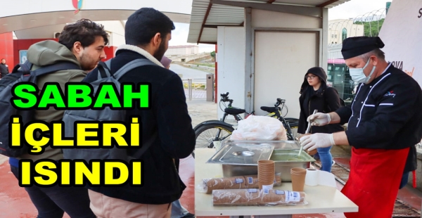 EĞİTİME ÇORBAYLA BAŞLADI