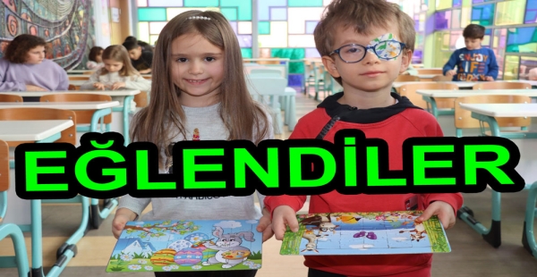 EĞLENEN ÇOCUKLAR TUTUK’A TEŞEKKÜR ETTİ