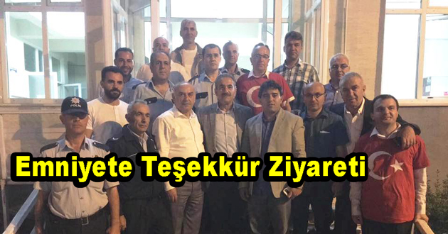 Emniyete Teşekkür Ziyareti