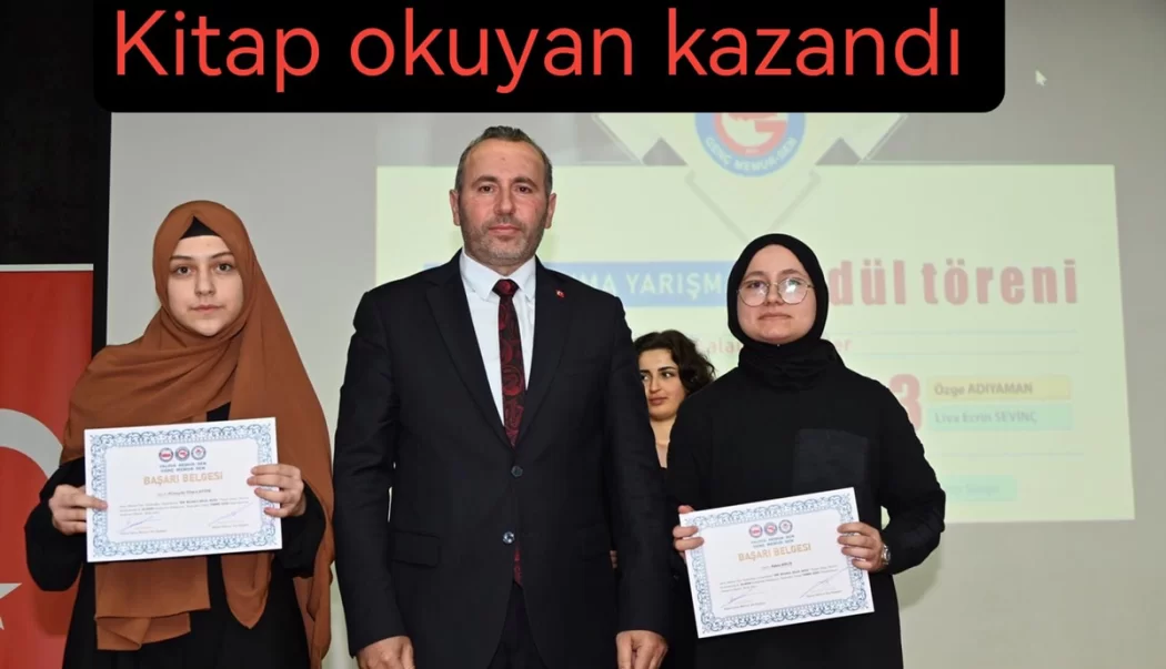 EN ÇOK KİTAP OKUYANLAR ODÜL ALDI