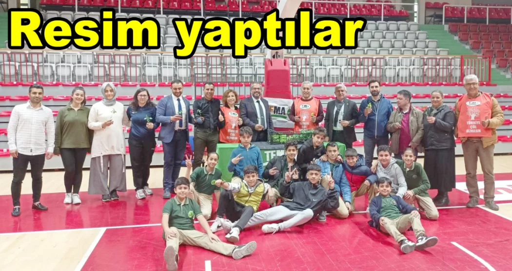 ENGELLİLER RESİM YAPTI