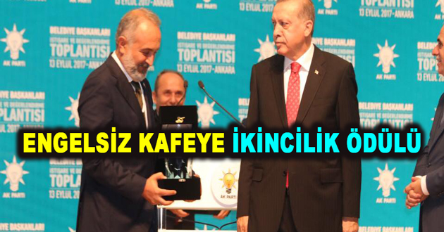 ENGELSİZ KAFEYE İKİNCİLİK ÖDÜLÜ