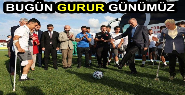 ERDOĞAN AMPUTE KAMPINDA