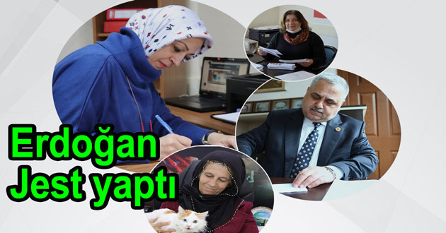 ​ERDOĞAN’DAN MUHTAR FİLİZ’E JEST