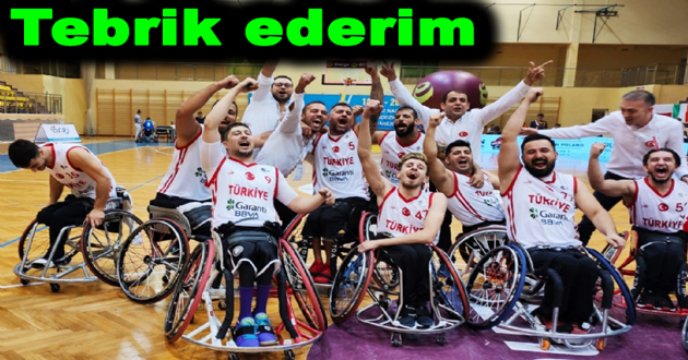 ERKOÇ MİLLİLERİ TEBRİK ETTİ