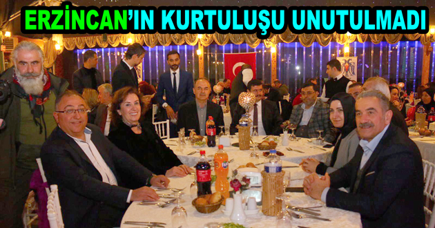 ERZİNCAN'IN KURTULUŞU UNUTULMADI