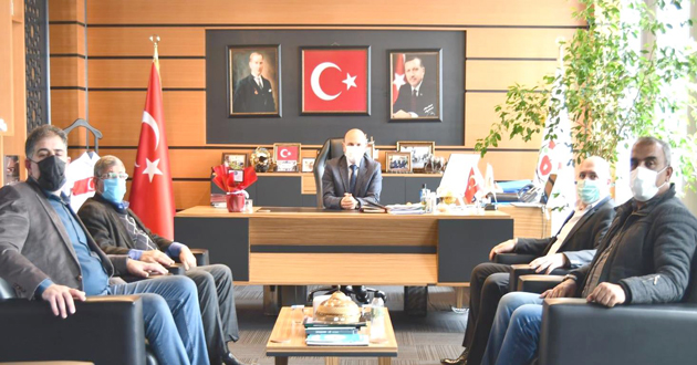 Erzurumlulardan Başkan Oral’a ziyaret