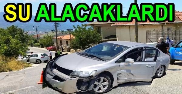 ​ESENKÖYDE SU ALMAK İSTENLERE KAZA ŞOKU