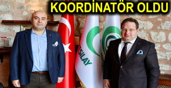 ​FAİK AYDIN YEŞİLAY KOORDİNATÖRÜ OLDU