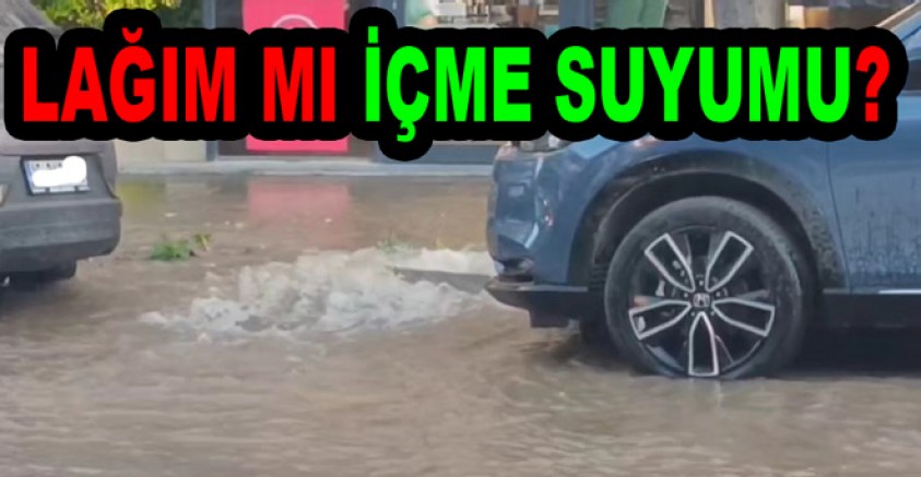 FATİH CADDESİ’NDE ŞÜPHELİ SU TAŞTI