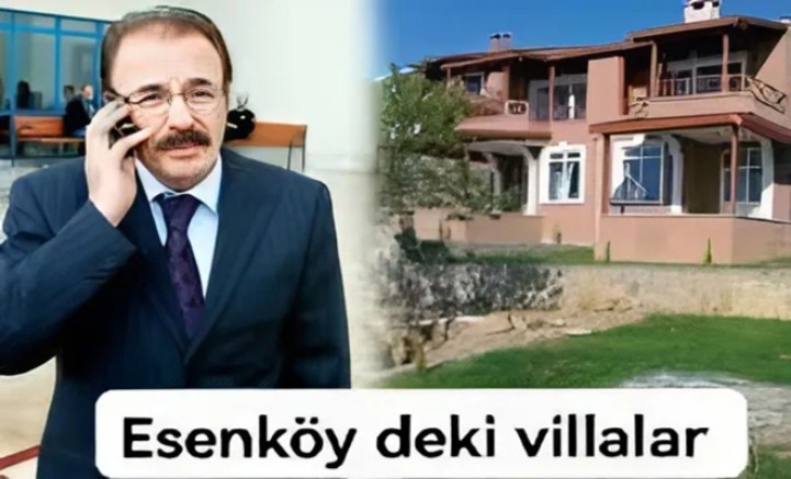 FERDİ TAYFUR ESENKÖY'DEKİ VİLLALARI BAĞIŞLADI