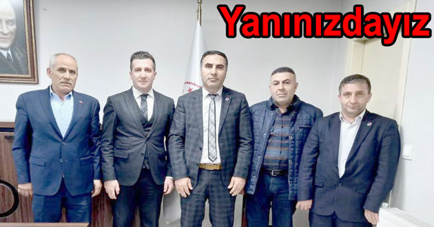 Gazi ve Şehit ailelerinin yanındayız