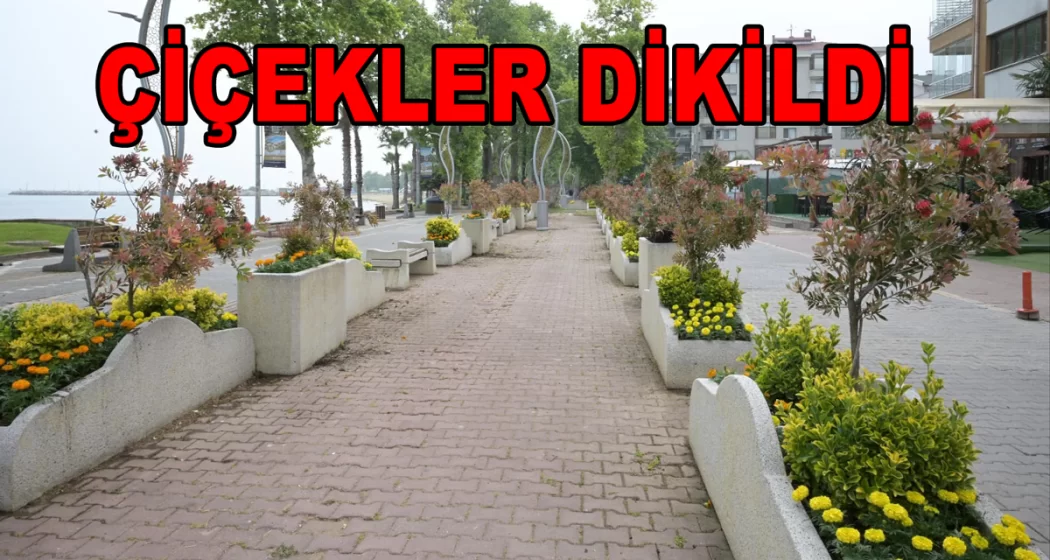 GAZİPAŞA CADDESİ RENGARENK OLDU