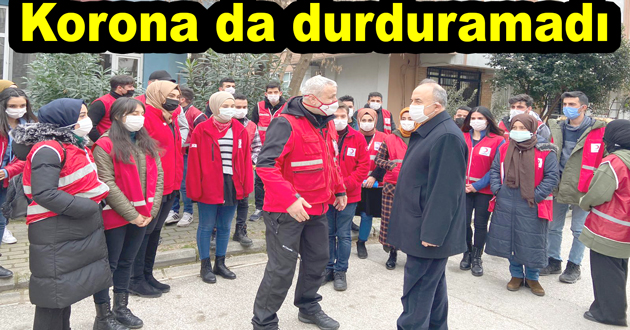 Genç Kızılay Yalova da sahada