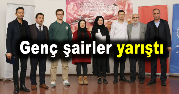 Genç şairler yarıştı