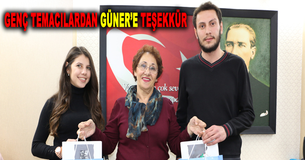 GENÇ TEMACILARDAN GÜNER’E TEŞEKKÜR