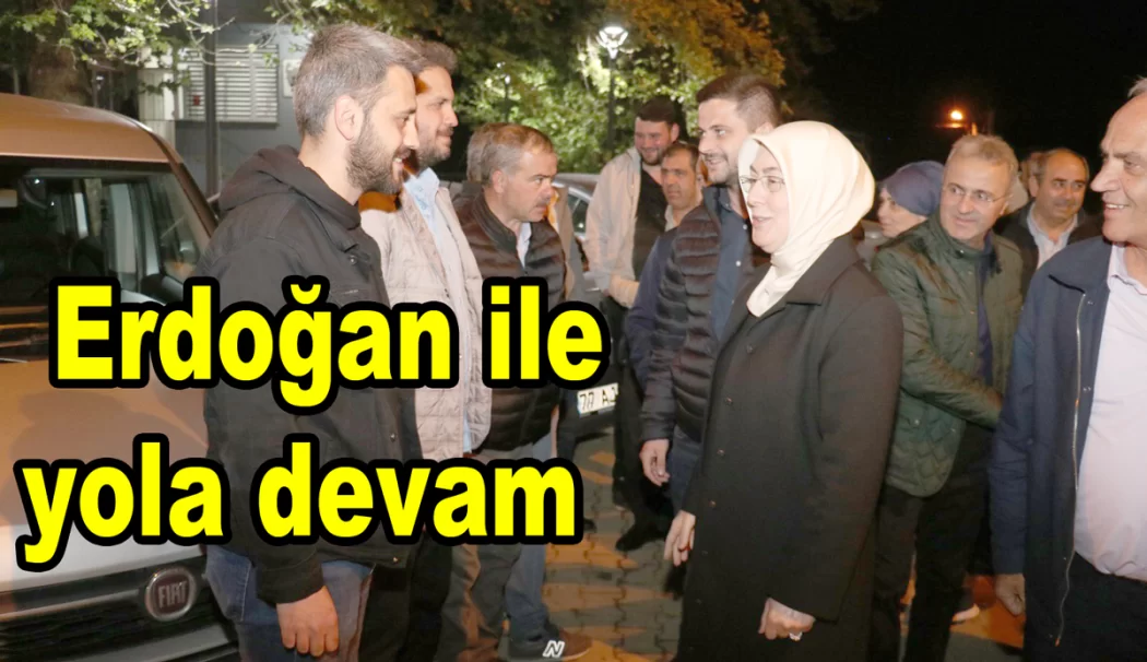 Gençler Erdoğan’la devam dedi
