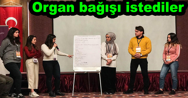 Gençlerden organ bağışı istediler
