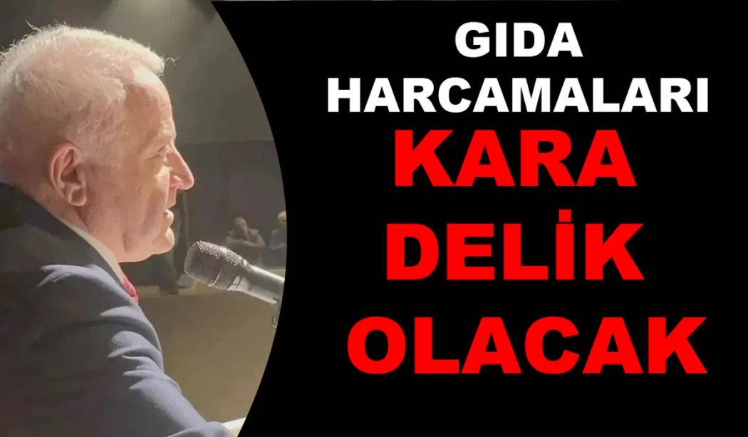 GIDA HARCAMALARI KARA DELİK OLACAK