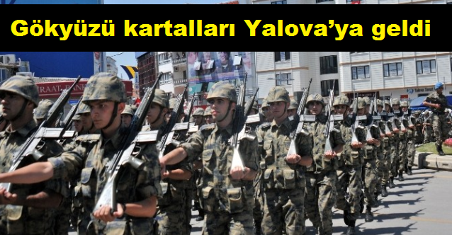 Gökyüzü kartalları Yalova’ya geldi