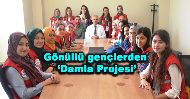 Gönüllü gençlerden ‘Damla Projesi’