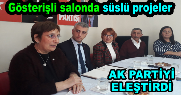 Gösterişli salonda süslü projeler
