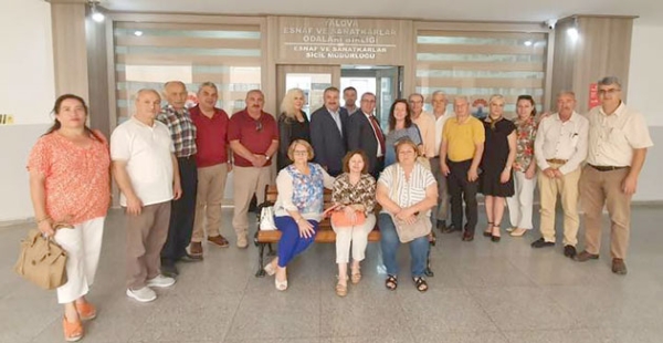 GÜÇ BİRLİĞİ ODA BAŞKANLARI İLE GÖRÜŞTÜ