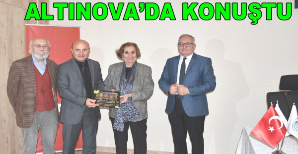 GÜLSEN TUNCER ALTINOVA'DA KONUŞTU
