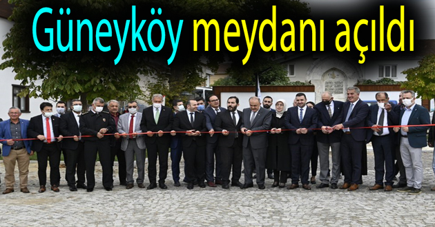 Güneyköy meydanı yenilendi