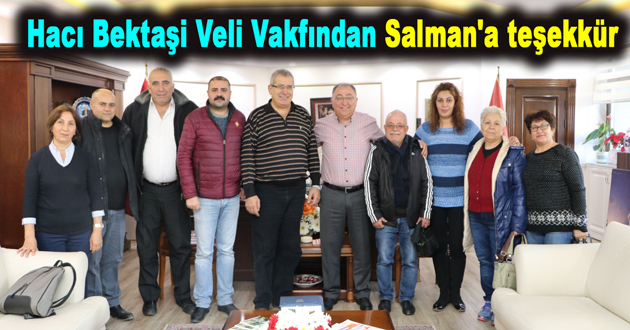 Hacı Bektaşi Veli Vakfından Salman'a teşekkür