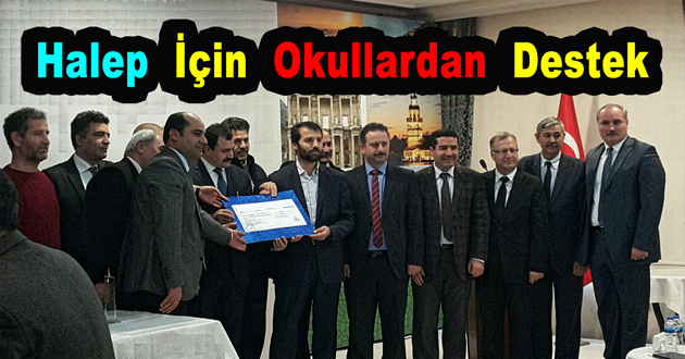 Halep İçin Okullardan Destek