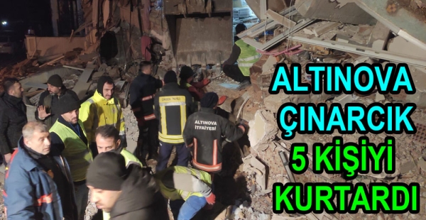 HATAY'DA 5 KİŞİ ENKAZDAN SAĞ ÇIKARILDI
