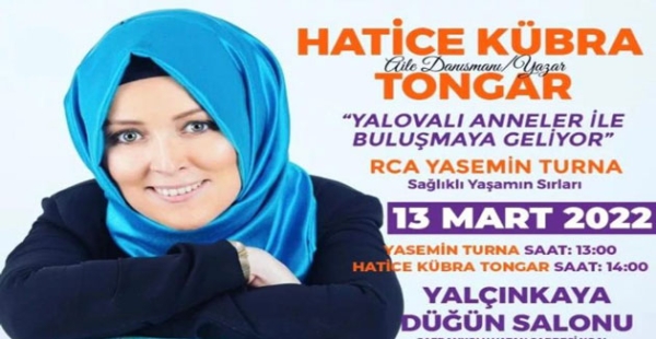 ​HATİCE KÜBRA TONGAR YALOVA’YA GELİYOR