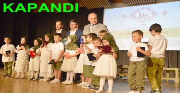 HAYRAT VAKFI YAZ OKULU SONA ERDİ
