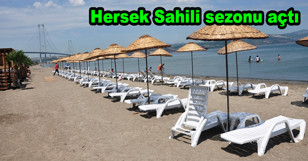 Hersek Sahili sezonu açtı