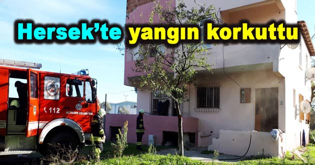 Hersek’te yangın korkuttu