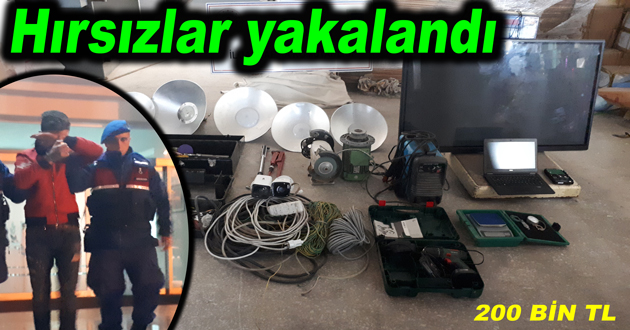 Hırsızlar 50 kamera incelenerek yakalandı