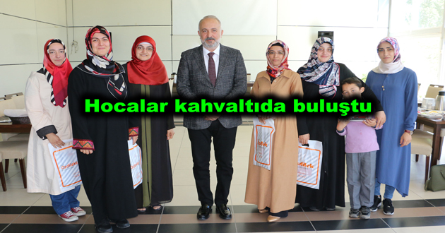 Hocalar kahvaltıda buluştu