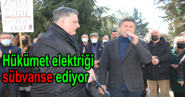 Hükümet elektriği  sübvanse ediyor