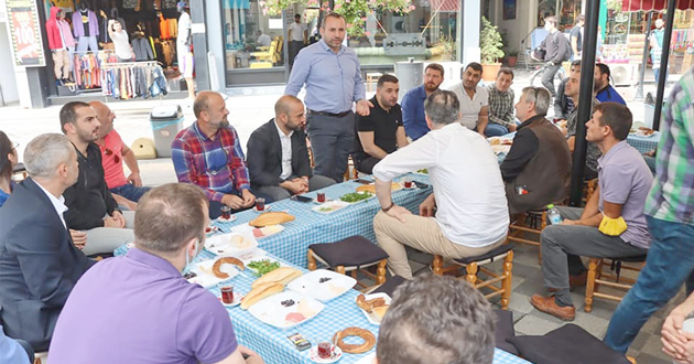 ​Huzur sokak esnafıyla görüştüler