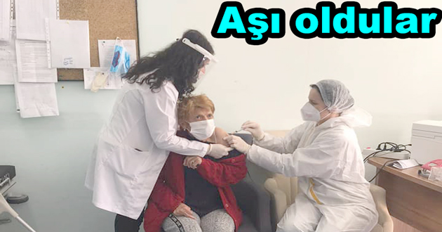 Huzurevindekilere Covid19 aşısı yapıldı