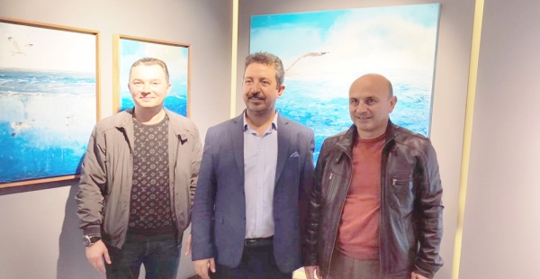 İLHAN AYDAN, 9. KİŞİSEL SERGİSİNİ AÇTI